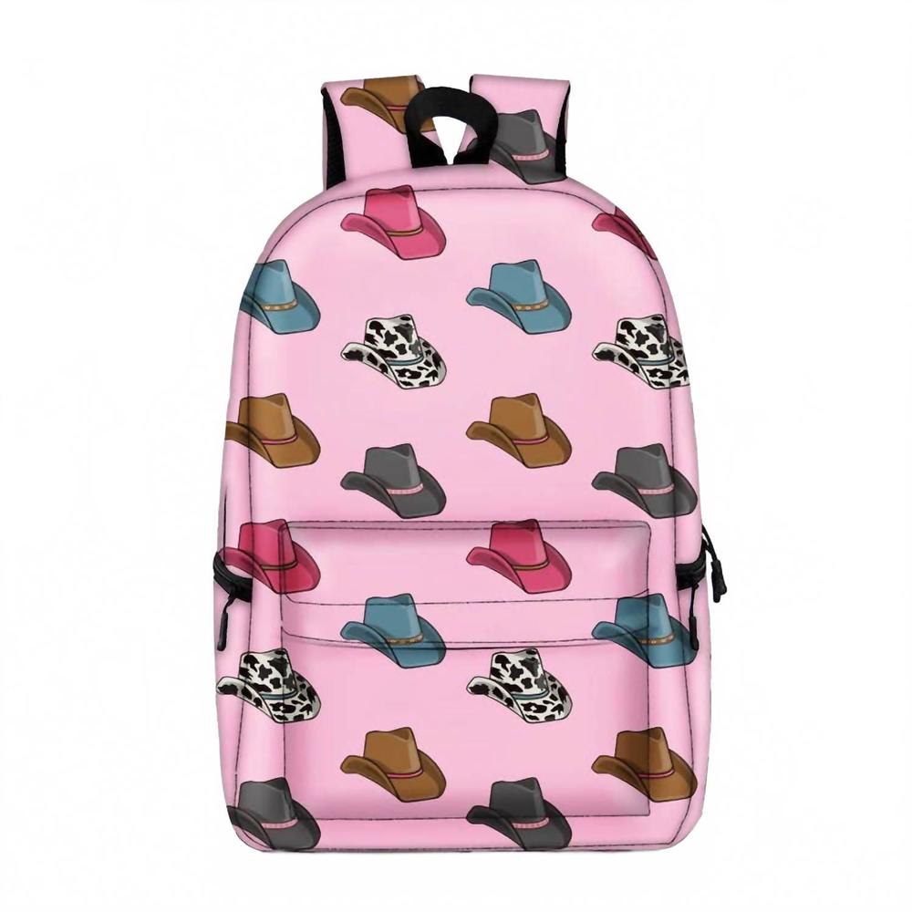 NEW THE FRONT PORCH LABEL women's cowboy hat backpack in pink